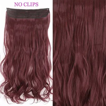 Paruka Syntetický vlasový příčesek | 40-80 cm - 99j,80 cm