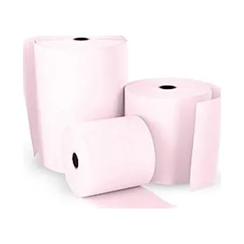 Kotouček do pokladny a tiskárny štítků Termo pokladní kotouček 80/80/12 (80m) BPA free RŮŽOVÝ papír