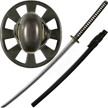 Replika zbraně Hanwei Paul Chen Katana Practical Pro, Hanwei, SH2162, ocel 1566, Kuruma Tsuba