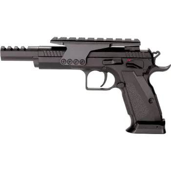 Airsoftová zbraň KWC Airsoftová pistole CZ75 Competition model - celokov, CO2 blowback