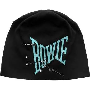 Čepice Merch David Bowie: David Bowie Unisex Beanie Hat: Let's Dance Jd Print