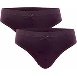 GREENICE Hvězdičková tanga GREE-9552 2 ks Barva: Vínová, Velikost: L/XL