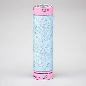 Nit Univerzální šicí nit Amann ASPO 120 polyesterová, světle modrá 0271, návin 100m