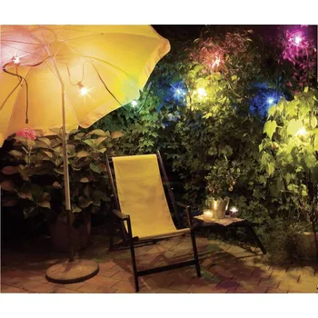 Žárovka Eurolite 8711252197319 světelný řetěz s motivem vánoční koule venkovní 230 V Počet žárovek 12 žárovka vícebarevný Délka