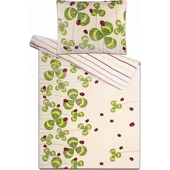 SVITAP Povlečení do postýlky - mikroflanel Berušky Potisk 90x135 cm, 45x60 cm