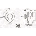 Generátor MAGNETI MARELLI 063731820010