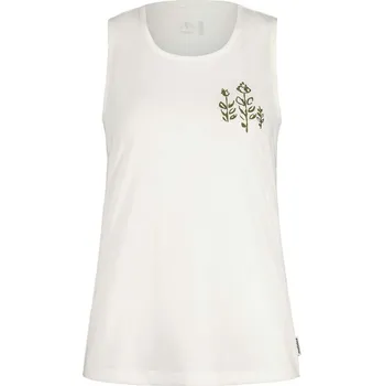 cyklistický dres MALOJA Cyklistické triko bez rukávů - CURAGLIAM. LADY - béžová M