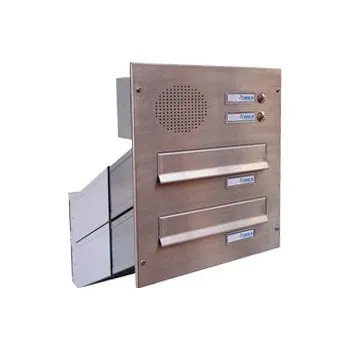 Poštovní schránka Sestava schránky Dols, 2x D-041 s hovorovým modulem