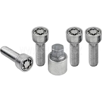 Autodoplněk Pojistné bezpečnostní šrouby M14x1,5x40 kulová R14, MERCEDES, klíč 17, SICUSTAR VN540R14