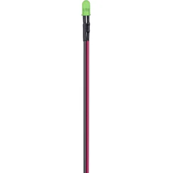 Dioda TRU COMPONENTS T1810O087 sada LED zelená kulatý 3 mm 100 mcd 30 ° 25 ks