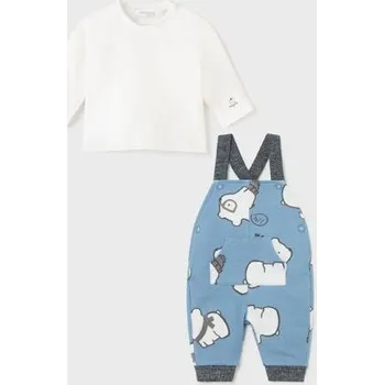 Kojenecká souprava tepláčky zahradníčky obrázkové s tričkem Mayoral 2689-36 velikost 86