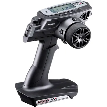RC model auta SANWA MX-6 Dry RC pistolové dálkové ovládání 2,4 GHz Kanálů: 3 vč. 2 přijímačů