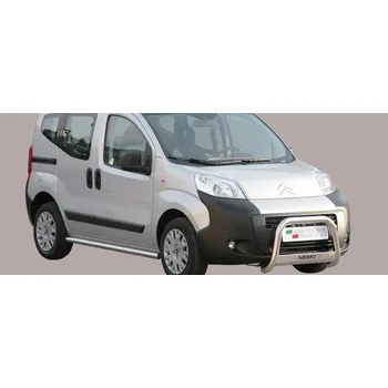 Tuning Přední ochranný rám Medium CITROËN Nemo 2007- Misutonida EC/MED/K/237 Leštěný nerez