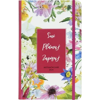 Diář Albi Journal motivační 13,5 x 22 cm týdenní 2024