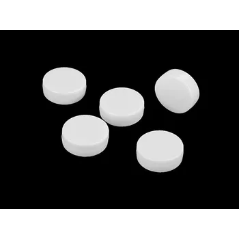 Chrastítko ploché Ø18 mm, malé, bílá