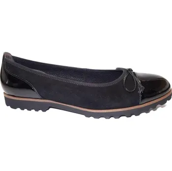 Dámské baleríny Vycházková obuv-baleríny, Gabor, černá: Černá Nubuk, velur (semiš) 28,3 42,5 G - standardní šíře (27286-27287)