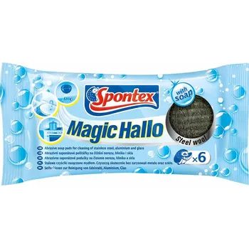 Spontex Magic Hallo saponátová drátěnka 6 ks