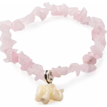 Náramek Růženín sekaný náramek se slonem obvod cca 16 až 24 cm