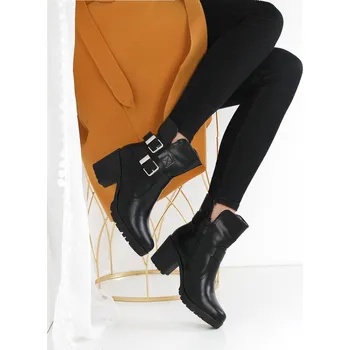 Dámská zimní obuv Weide Zimní kotníkové boty na podpatku HX144-586A.B Velikost: 39