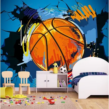 Fototapeta Solution Media 3D tapeta - Basketbalový míč MU1597 6 - Samolepící tapeta - 380-450g/m2