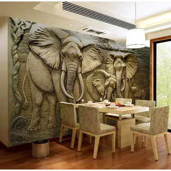 Fototapeta Solution Media 3D tapeta - Sloní reliéf MU1724 3 - 3D Relief - Vliesová tapeta - 320g/m2