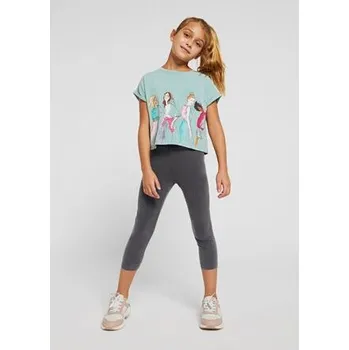 Dívčí tričko Mayoral dívčí letní crop komplet 6741-39 velikost 158