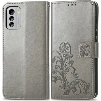 Příslušenství pro tablet VSECHNONAMOBIL 54455 ART FLOWERS Peněženkový kryt Nokia G60 šedý