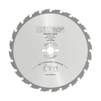 Pilový kotouč CMT Orange Pilový kotouč na stavební řezivo - D250x2,8 d30 Z16 HW C28601610M