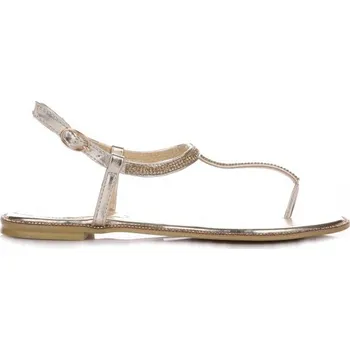 Dámské sandále dámské sandálky Kerline zlatá AS144CZ