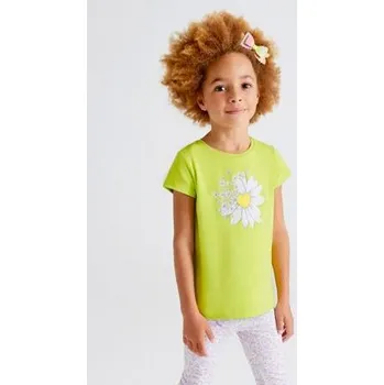 Dívčí tričko letní triko Mayoral kytičky 3048-84 velikost 92