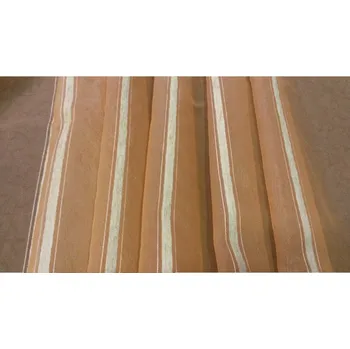 Záclona BYTEMA Záclona - organza s žinylkou okrová 300 cm