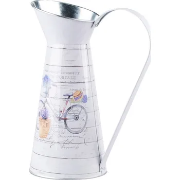 Konev Velká plechová konev kolo, barevná 220x140x300mm 257 gram