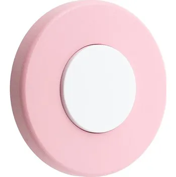 Nábytkové kování TULIP knop Cute 40 růžová/bílá (TULIP knop Cute 40 růžová/bílá)