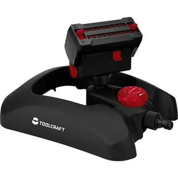 Zahrada TOOLCRAFT 2302369 oscilující sprinkler 378 m² (max.)