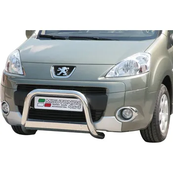 Tuning Přední ochranný rám Medium PEUGEOT Partner 2008-15 Misutonida EC/MED/231 Leštěný nerez