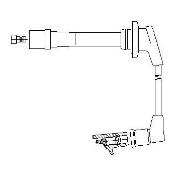 Zapalovací kabel zapalovací kabel, , BREMI, 365/60