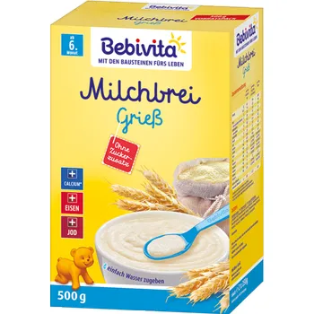 BEBIVITA INSTANTNÍ MLÉČNÁ KRUPICOVÁ KAŠE NĚMECKO!