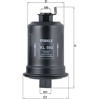 Palivový filtr Palivový filtr, , 2330016220, 2330016240, 2330016280, 2330019525, KNECHT, KL 560