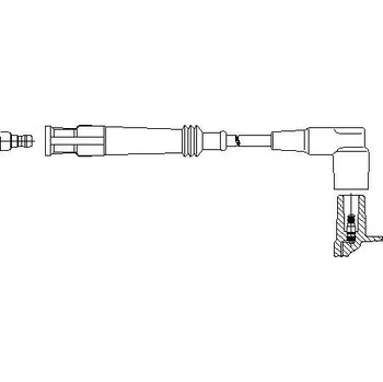 Zapalovací kabel zapalovací kabel, , BREMI, 126/45