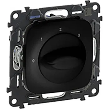 vypínač Legrand třístupňový spínač Valena Life Allure černá 755178 1 ks