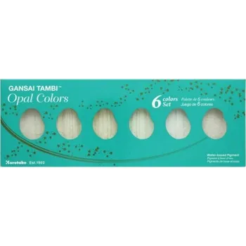 Speciální výtvarná barva Gansai Tambi Opal colours set, 6 odstínů