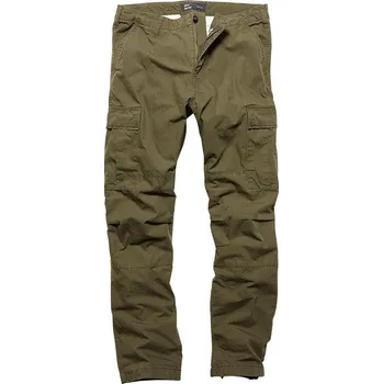 Pánská móda Kalhoty Vintage Industries Tyrone BDU - tmavě olivové, 33