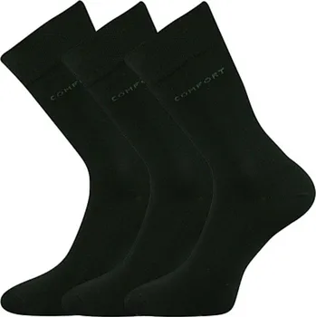 Pánské ponožky BOMA Comfort 100311 3 páry černé 47-50