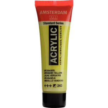 Výtvarná barva Akrylová barva Amsterdam Standard - 243 Greenish Yellow Objem: 20 ml