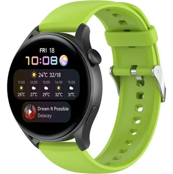 VSECHNONAMOBIL 60395 SILICONE Řemínek pro Huawei Watch 4 / Watch 4 Pro světle zelený