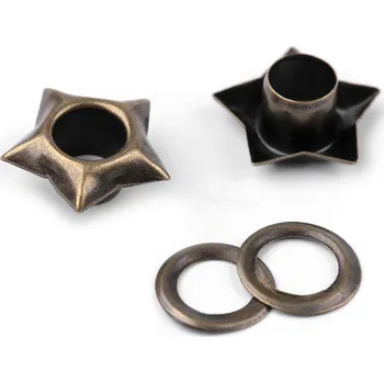 Průchodky s podložkou vnitřní Ø5 mm / vnější Ø12,7 mm hvězda