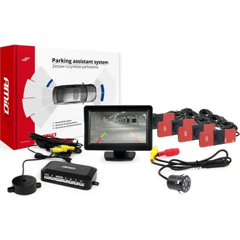 Auto-moto Parkovací asistent TFT01 4,3" s kamerou HD-307-IR 4 senzory černá vnitřní, , ,