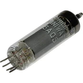 Elektronka WECK EL 90 = 6 AQ 5 elektronka výstupní pentoda 250 V 45 mA Pólů: 7 Typ patice: B7G Množství 1 ks