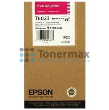 Epson T6023, C13T602300 jasně purpurový originální