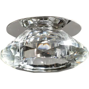 Bodové svítidlo ACA Lighting Crystal zapuštěné a bodové svítidlo SD8016T4G4